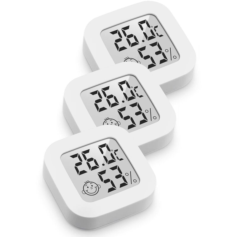 Mini Digitales Innen-thermometer Und Hygrometer Mit Hoher Präzision - Thermo-hygrometer Komfortniveau-anzeiger