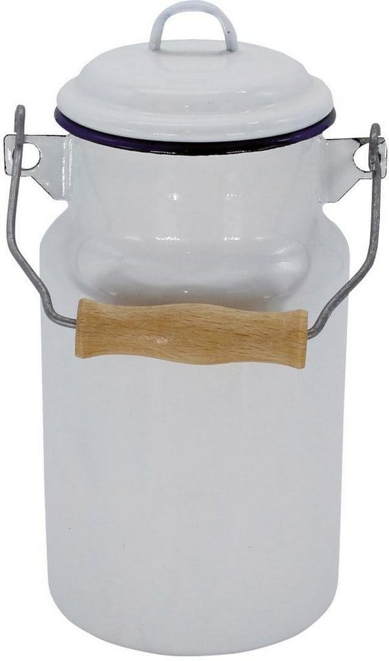 Krüger Milchkanne Husum, 2 l, emailliert