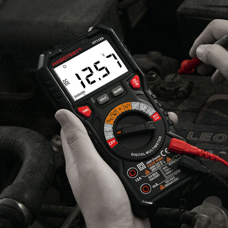 Automatisches Digitales Multimeter, 1 Stück (led-klemmenleiste), Professioneller Stromzähler, Messgerät Für Ac/dc-spannung/strom, Widerstand, Frequenz, Temperatur Und Kapazität