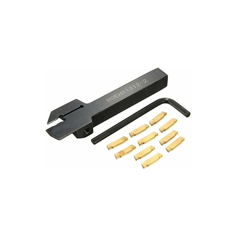 Mgehr 1212-2 Fräs-werkzeughalter 12x12x100mm Mit 10 Stück Mgmn200-einsätzen