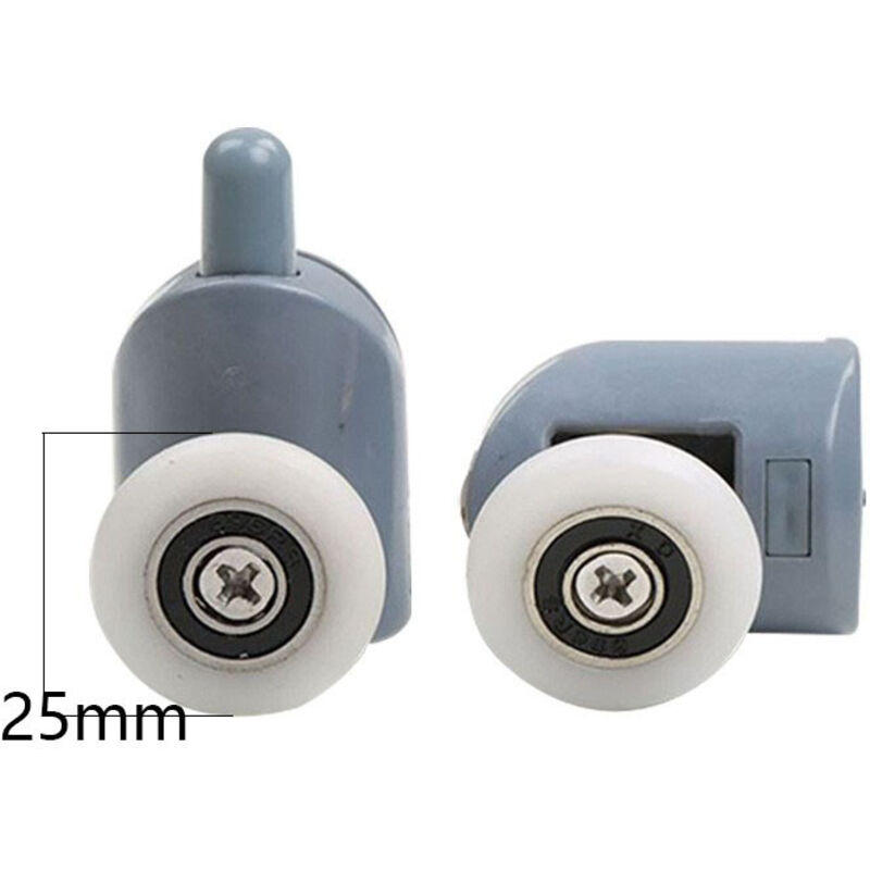 8 Stück 25mm Rollen Laufrad Räder Für Duschtür, Schiebetüren Für Badezimmer