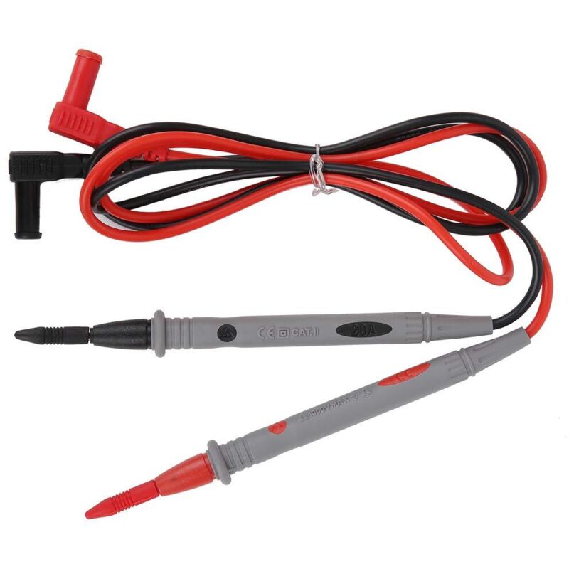 2 Stück Ac/dc 1000 V Silikon-multimeter-testkabel, Prüfsonden-stift Für Elektriker, 20a Robustes Kupferdraht-kern, Weitere Handwerkzeuge Und Zubehör