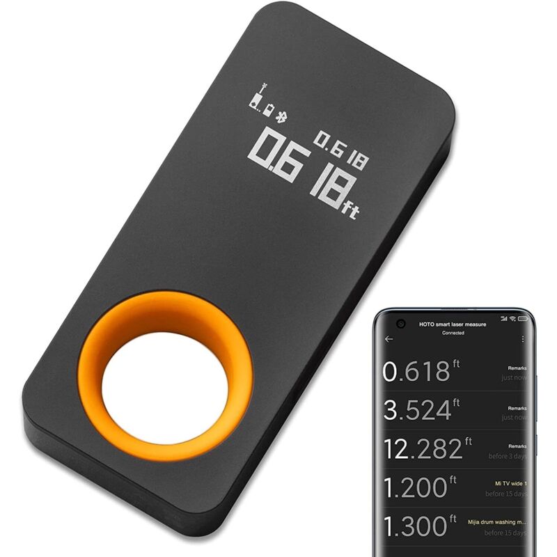 Telemetro Laser 30 M – Präzision ± 2 Mm – Oled-display – Bluetooth Für Die Verbindung Mit Der Mi Home-app – Schnelle Messung In 0,2 S
