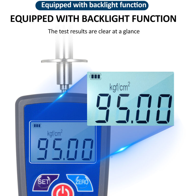 Anzeige Des Digitalen Mini-fruchthärteprüfers Durometer Mit Hintergrundbeleuchtung Und Summer-alarmfunktion