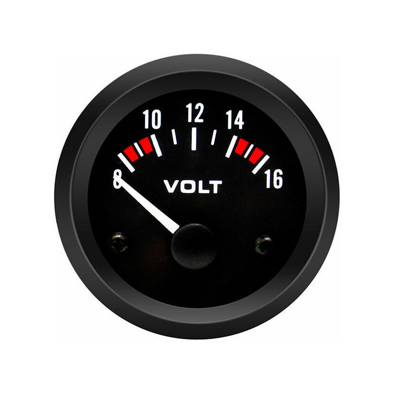 Voltmeter Voltanzeige Bx100007 52mm/2in Voltmeter Anzeige (8-16v) Kfz-voltmeter Messgerät + Universal 12v Voltmeter