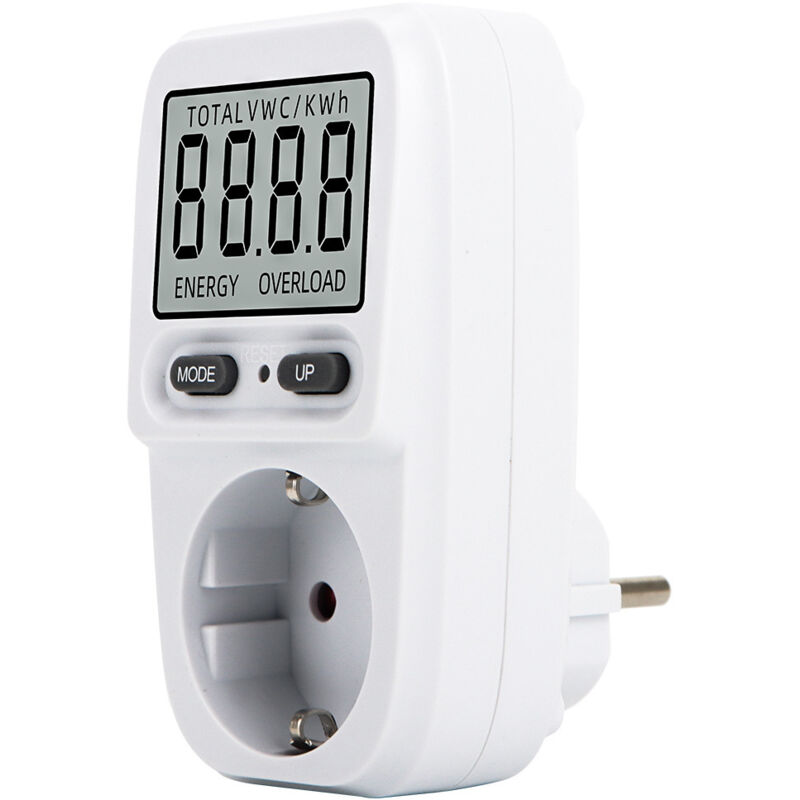 Wattmeter Steckdose Energiezähler, Stromverbrauch Mit Lcd-bildschirm
