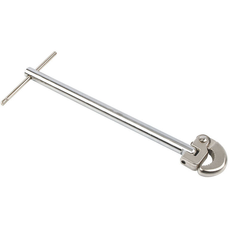 Schlüssel Für Waschbecken, 298 Mm, Verstellbarer Schlüssel Für Wasserhähne, Schlüssel Für Enge Räume, Silber