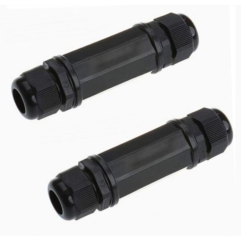 2er-pack Ethernet-lan-rj45-steckverbinder Cat5/5e/6 8p8c Ip67 Geschirmt Und Wasserdicht, Externer Lan-kupplungsadapter Mit Doppelter Männlicher Kopf, Buchse-buchse