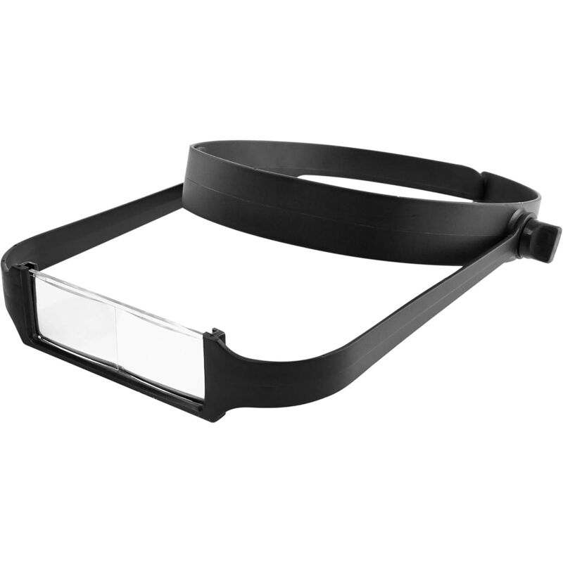 Stirnlampe Mit 4 Linsen, Schwarz