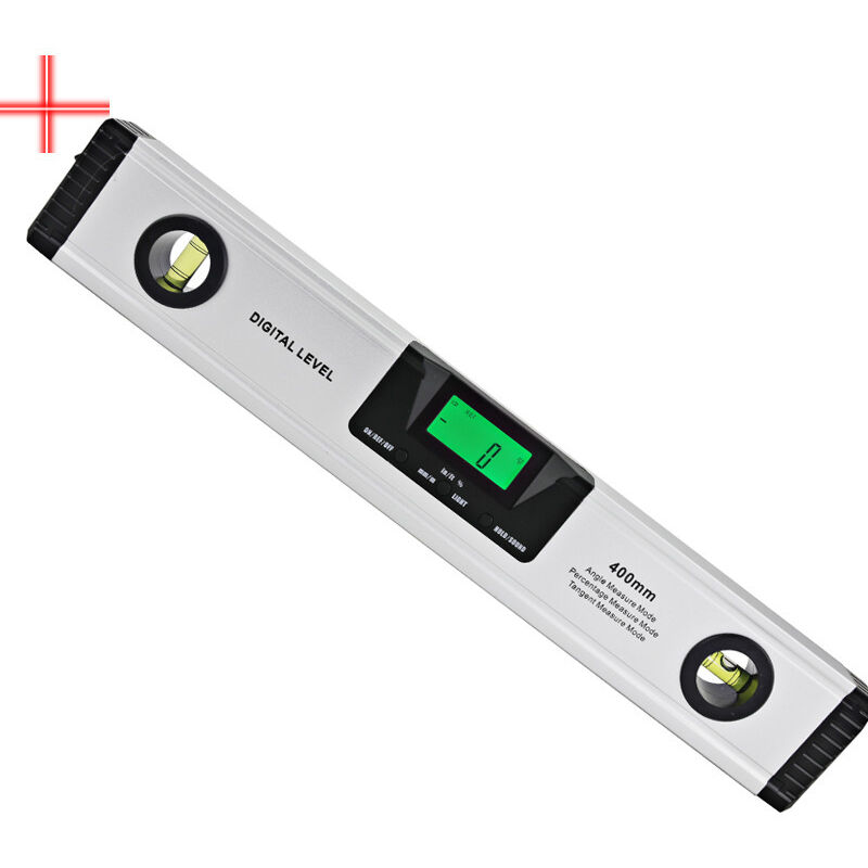 Digitale Wasserwaage 400 Mm/16 Zoll Mit Audioanzeige, Winkelmesser Aus Aluminiumlegierung Mit Magnetischer Basis, Großes Klares Led-display