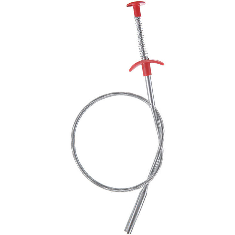 Reinigungszange Für Rohrleitungen, 60 Cm Rohrreinigungsspirale, Faltbarer Abflussreiniger, Vierkrallen-griff, Komfortabel Und Leistungsstark, Vielseitig Einsetzbar Bei Verstopfungen Von Waschbecken