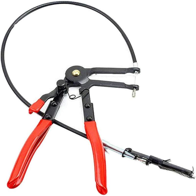 Flexible 24-zoll-kabelbinder Mit Flexiblem Schaft, Werkzeug Für Wasser-, Kraftstoff- Und Benzinschläuche, Aus Hochwertigem Legiertem Stahl Geschmiedet, Verzinkt Zur Korrosionsbeständigkeit (schwarz)