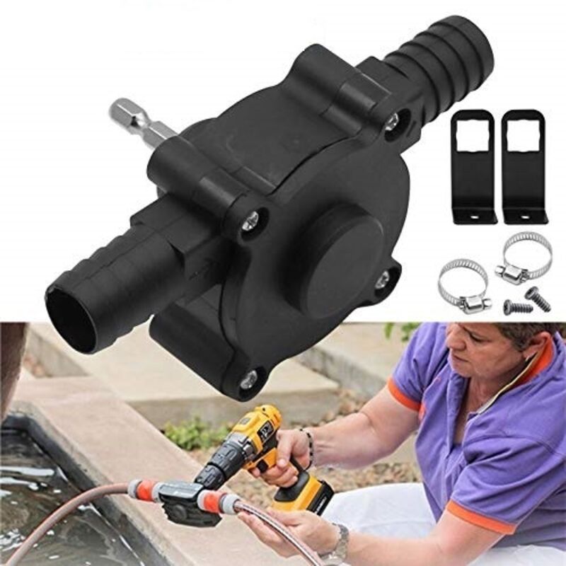 Tragbare Elektrische Mini-bohrpumpe, Handbetriebene Diesel-wasserpumpe Für Öl Und Flüssigkeiten, Selbstansaugende Transferpumpe Mit Hoher Fördergeschwindigkeit