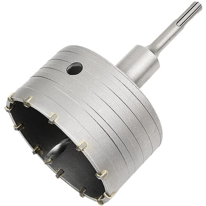 Beton-lochsäge 110 Mm – Sds-plus-adapter – Für Wände Aus Beton, Ziegel Und Stein – Schneller Schnitt Ohne Vibrationen