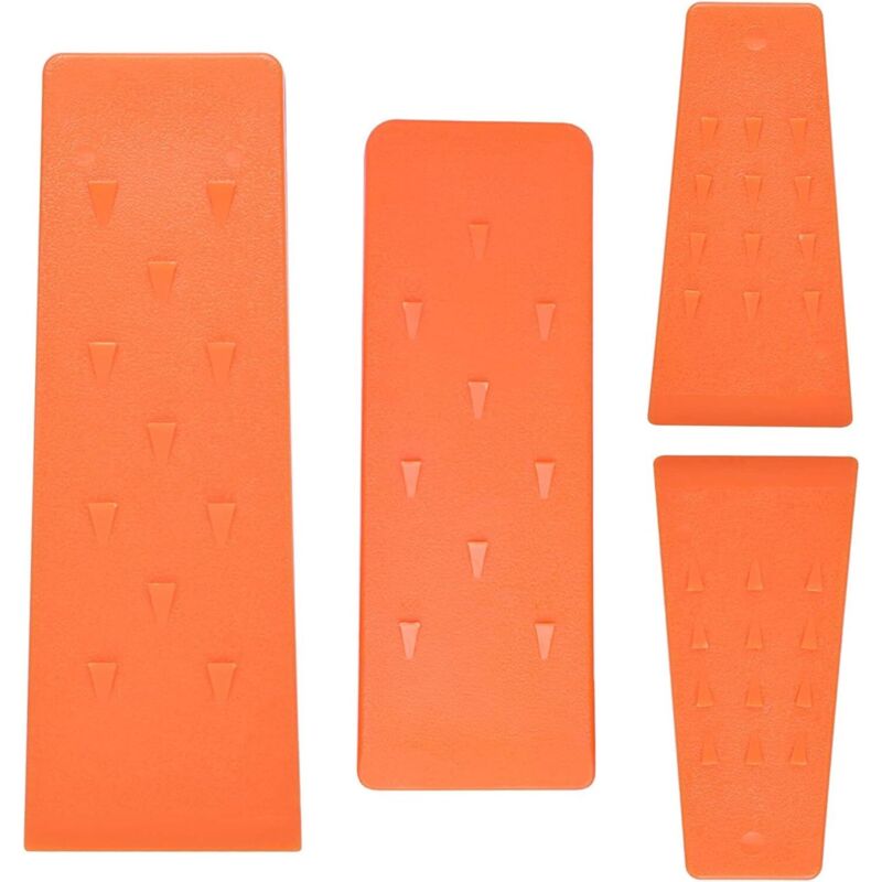 Fällkeil-set Zum Fällen Von Bäumen, Keilwerkzeug-kit Für Kettensägen, Holzfäller-zubehör, 4er-pack Mit Je 2 Stück In 5,5 Zoll, 8 Zoll Und 10 Zoll