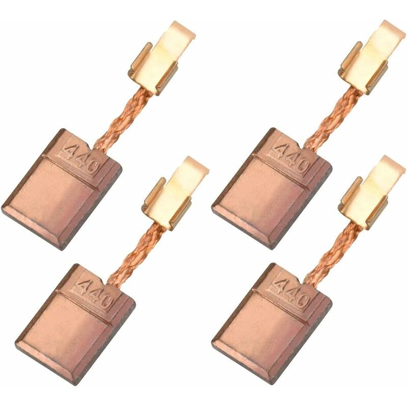 4 Stück Kupfer-kohlebürsten, Bürstenwerkzeug Für Bohrmaschinen Für Makita Cb-440/cb-448 Cb-436/195021-6/194427-5/194159-4 18v Bhp458 Bhp454