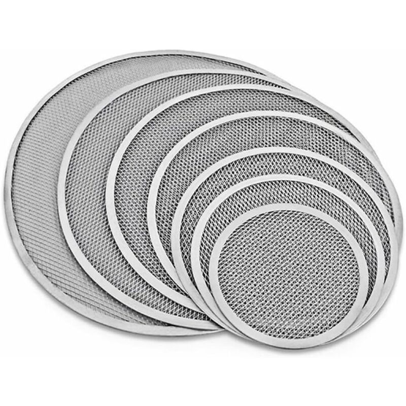 Antihaft-aluminium-pizzaplatte – Lochdesign Für Gleichmäßiges Garen – 25,4 Cm Durchmesser