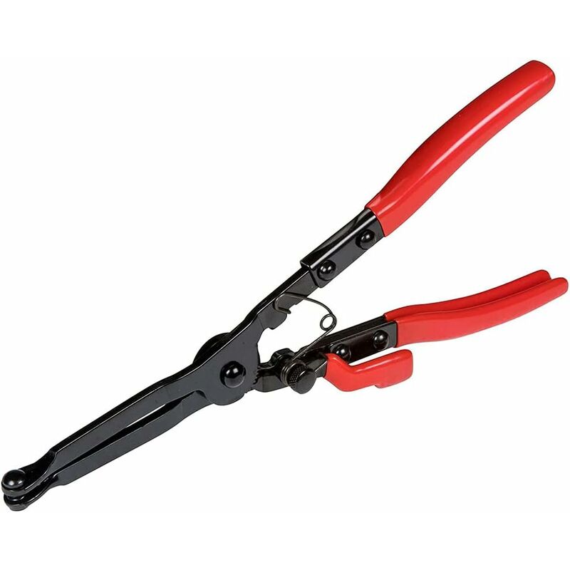 Zange Für Auspuffschellen 310 Mm – Stahl 50 Und Gummi – Öffnungsweite 37 Mm – Ergonomisches Design Für Enge Räume