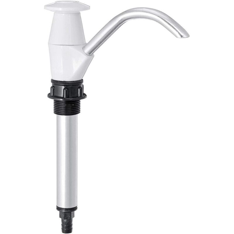 Trinkwasserpumpe, Handwasserpumpe, Manuelle Druckwasserpumpe, Pumpe Für Wohnmobil-waschbecken, Doppelt Wirkende Handpumpe Für Camping-anhänger, Ersatz-pumpwerkzeug Für Camping (weiß)