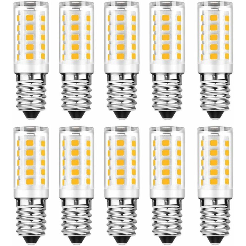Led-glühlampe E14, Kaltweiß 6000k, 5w Entspricht 50w Glühlampe, 400lm, Nicht Dimmbar, 10er-pack