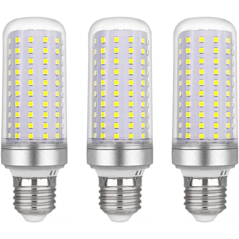 Led-glühbirne E27 Mais 30w, Ac175-265v, Kaltweiß 6000k 2500lm, Nicht Dimmbar, Entspricht 300w Halogenlampe, Mais-led-glühbirne Für Kronleuchter, Deckenleuchten, Tischlampen Und Stehlampen, 3er-pack