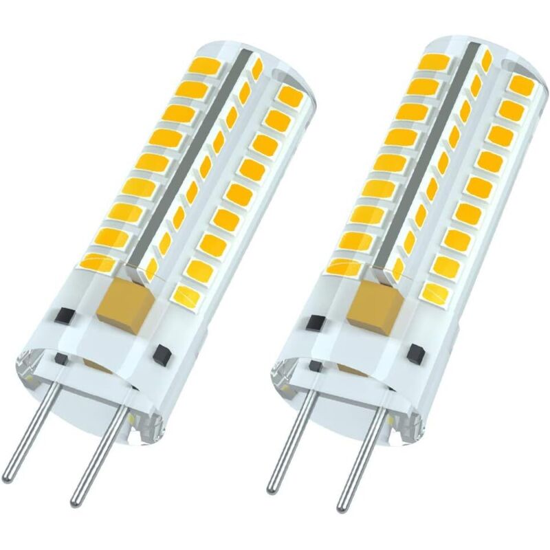 Led-glühlampe Mit Glühfaden Gy6.35, Led G6.35 12 V, 7w Halogen-ersatzlampe 50 W, Warmweiß 3000 K, 360° Abstrahlwinkel, Für Schrankbeleuchtung, Nicht Dimmbar (2er-pack)