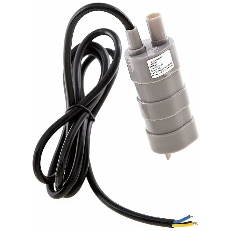 12v Tauchpumpe 600l/h – Max. Durchfluss 600 L/h – Förderhöhe Bis Zu 5 M – Für Bewässerung, Entwässerung, Aquarium – Kompakt, 98mm Höhe