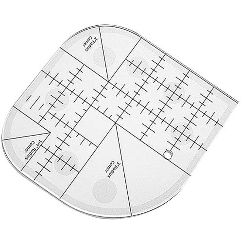 Regel Für Abgerundete Ecken Bei Quilts, Nähmuster Für Patchwork Mit Abgerundeten Kanten, Patchwork-werkzeuge Für Nähzubehör, Haus, Büro