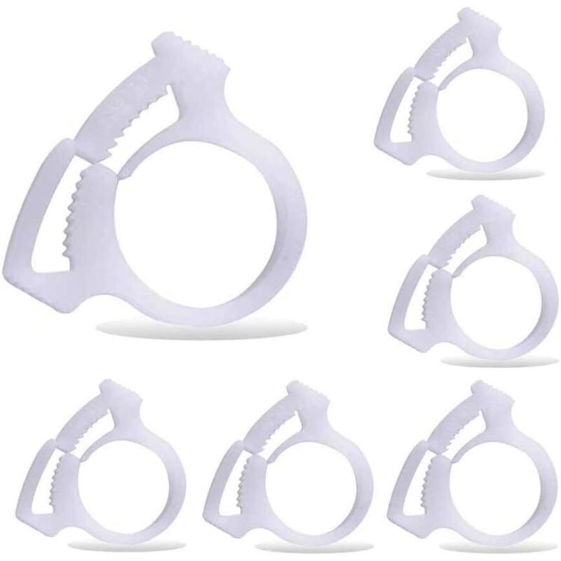 Set Aus 6 Befestigungsklammern B15 Für Pool-saugrohr – Hochwertiges Abs – Einfache Installation – Kompatibel Mit Polaris-reinigungsrobotern 180, 280, 360, 380, 480