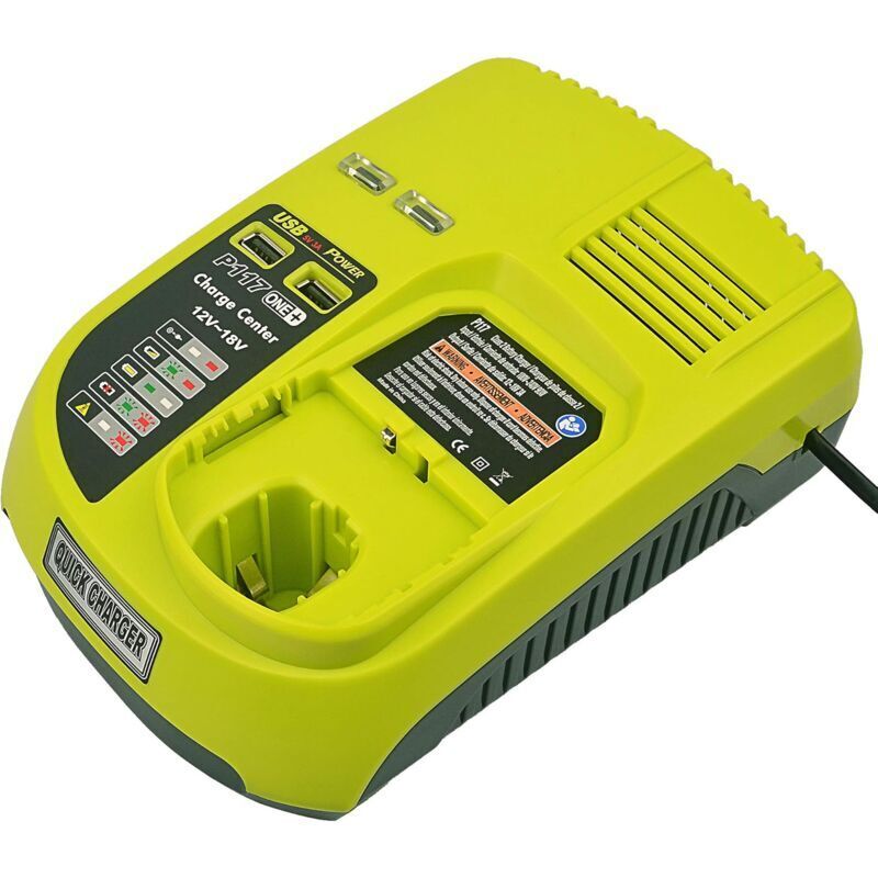 12v-18v Ladegerät Für Lithium-ionen- Und Ni-mh/ni-cd-akkus, 3a, Für Ryobi One+ P104 P105 P102 P103 P107 P108 (kompatibel Mit 260051002 P117 P118 P113 Bcl1418)