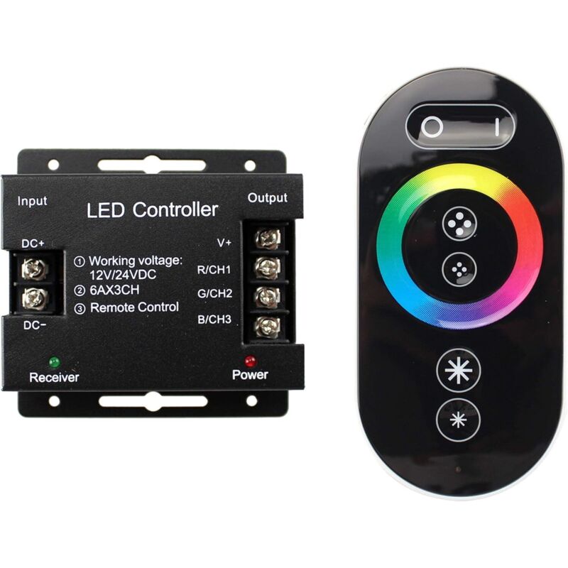 Rgb-touch-dimmer Pro Led 12v-24v - Schalter Zur Regelung Der Helligkeit Von Led-streifen