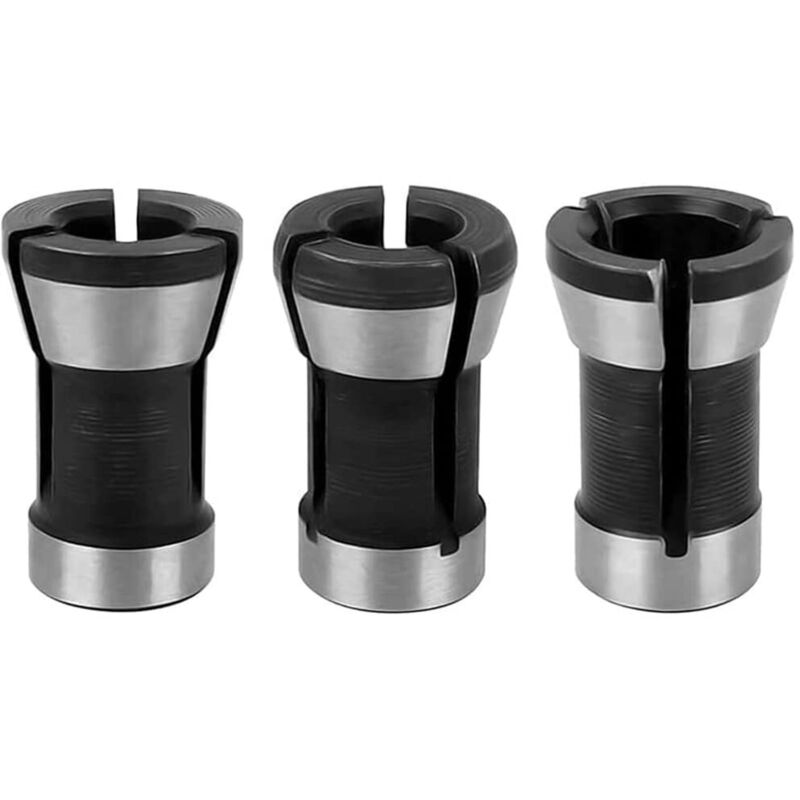 3-teiliges Adapter-set Für Bohrfutter In 6 Mm/6,35 Mm/8 Mm Für Bohrmaschinen- Und Fräsmaschinenfutter, Npterbl-zubehör