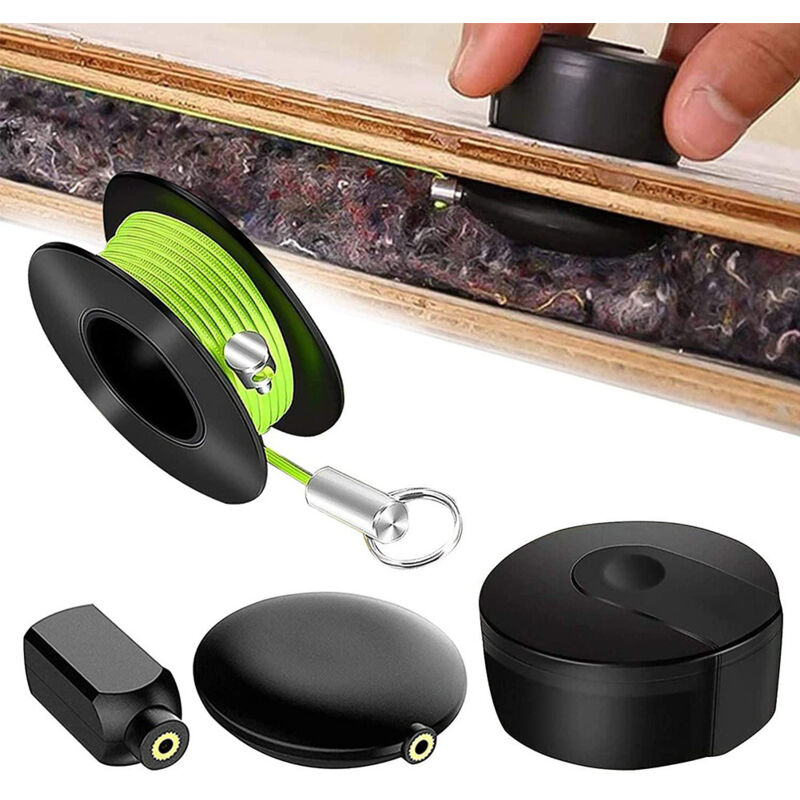 Magnetischer Drahtauszieher, 4-teiliges Set Mit Magnetischen Drähten, Nylonseilen, Magnetischem Führungskabel Und Angelwerkzeugen.