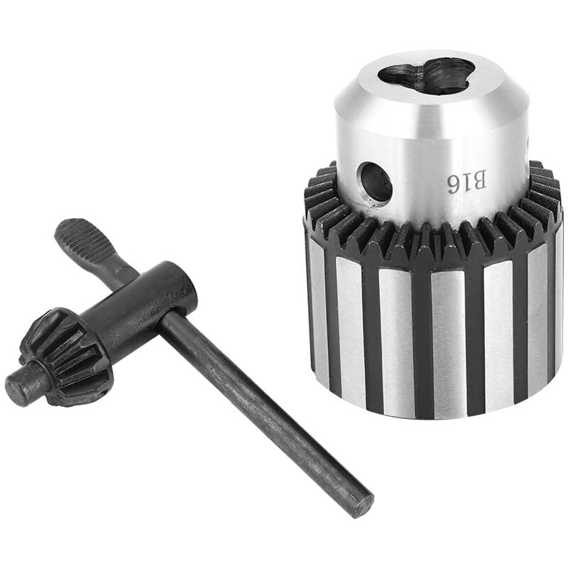 Bohrfutter Mit Bohrfutterschlüssel, 0,5-13 Mm B16 Zubehör Für Elektrowerkzeuge, Bohrmaschinenteile, Drehmaschinenbohrfutter Für Werkbankbohrmaschine