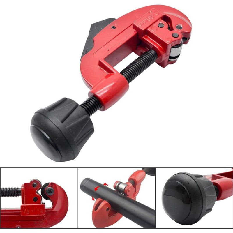 Kleiner Verstellbarer Rohrschneider Für Kupfer-, Aluminium- Und Pvc-rohre Von 3 Bis 30 Mm