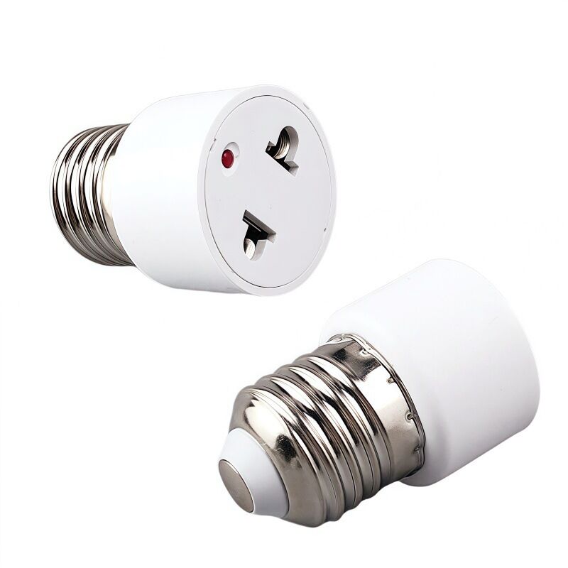 2 Stück Pro Packung Lampensockeladapter E27 In Steckdose Umwandeln