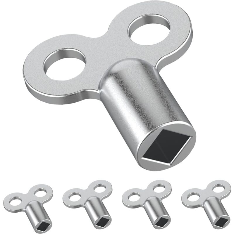 Spiel Von 5 Entlüftungsschlüsseln Für Heizkörper – Robustes Aluminium – Kompatibel Mit Warmwasser-heizsystemen – Einfache Installation