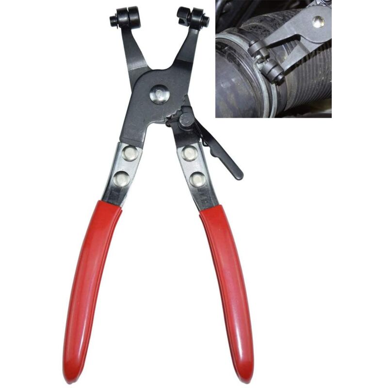 2er-set Klemmzangen – Gehärteter Pvc-griff – Drehbare Backen Für Kühlschläuche – Länge 21 Cm