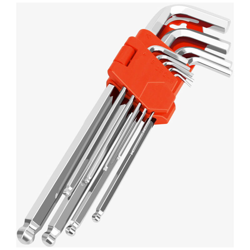 Torx-schlüssel, 9-teiliges Set Von Inbusschlüsseln Mit Langem Griff, Drehmoment-werkzeug Für Sternförmige Manipulationssichere Schrauben Mit Aufbewahrungshalter (t10-t50)