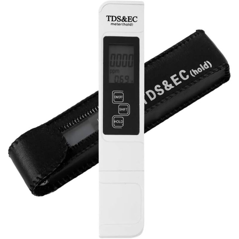 Lcd-bildschirm Tds Ec Digitaler Messgerät 3-in-1 Tds-tester Für Wasserqualität, Stifttester Für Ec, Leitfähigkeit Und Temperatur, Messung Der Reinheit Von Trinkwasser, Pool Und Labor
