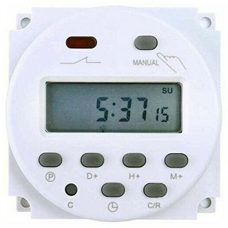 Uhr, Klingel Und Timer Für Schaltkasten Elektronischer 12v-timer Lcd-display Programmierbar