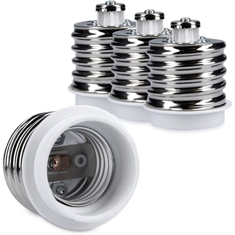 4x Steckdosenadapter - Konverter Von E40 Auf E27 - Adapter Für E27-lampenfassung Für Led-halogenlampen