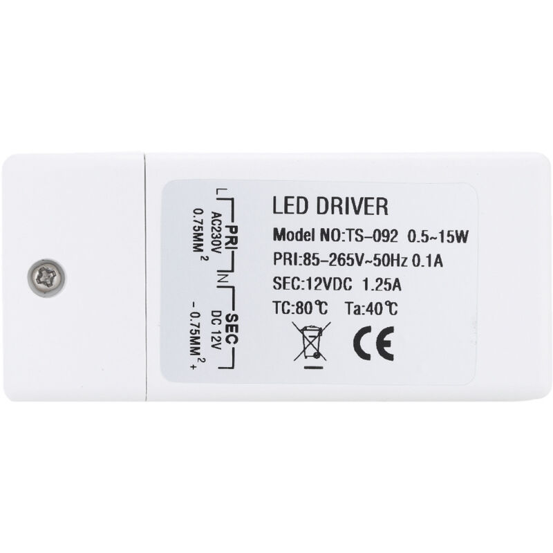 Eingang: 85-265 V Ausgang: Dc 12 V 1,25 A Dc 15 W, Treibertransformator Für Led-lampen, Netzteil Mit Konstanter Spannung