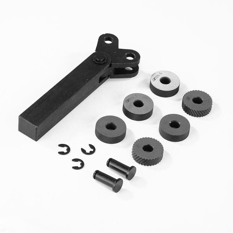 Stahl-rändelwerkzeug, Effektives Rostbeständiges Zubehör Für Drehmaschinen In 0,5/1/2 Mm, Als Ersatz Für Beschädigte Lineare Rändelwerkzeughalter An Drehmaschinen.