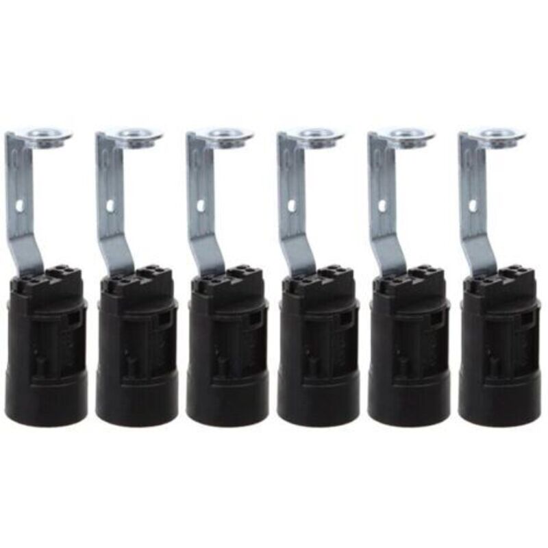 E14-ersatzfassungen Mit Halter Für Dekorative Lampen, Höhenverstellbar 70 Mm, 6er-pack, Zubehör Für Lampen Und Kronleuchter