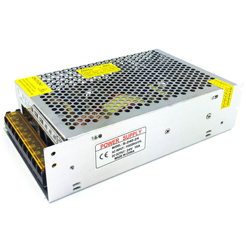 Hochleistungs-transformator, Dimmer-adapter, Netzschalter, Ac 110v/220v Auf Dc 12v 10a 120w Treiber Für Led-streifen