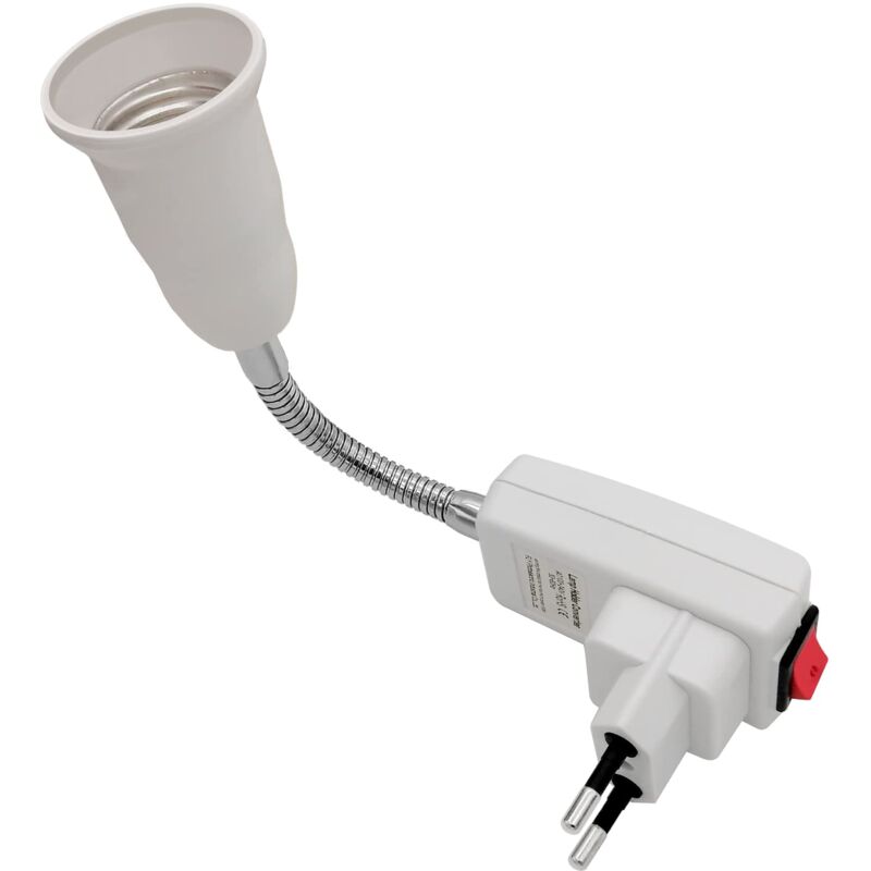 E27-lampenfassung Mit Schalter Für Küchen-wandleuchte - Ac 220v, E27-lampenfassung Für Tischlampe - Garage (ohne Glühbirne)