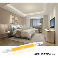 5w R7s 78mm Led-glühbirne J78 Cob-filament, 500 Lumen 360 Grad, Halogenlampen-äquivalent 30w 48w 50w, Perfekt Für Haus, Küche, Zimmer, Balkon, Büro Usw. H593