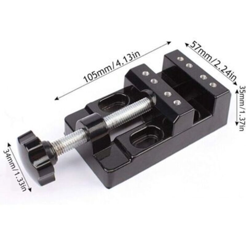 Allgemeiner Schraubstock Für Mini-werkbank, Werkzeug Aus Aluminiumlegierung, Tischschraubstock Mit Backenöffnung, Vielseitige Flachzange Für Schmuck, Diy, Basteln Und Bildhauerei