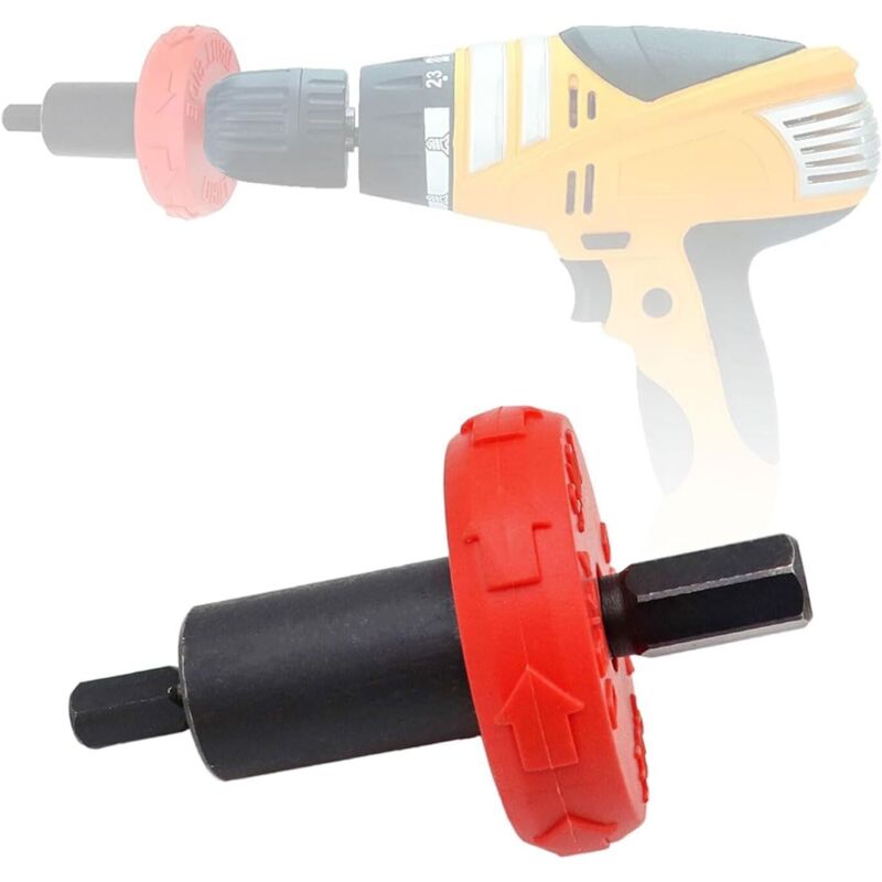 Ein Roter Bohrmaschinenadapter Mit Elektrostart, Kompatibel Mit Troy-bilt-rasenmähern Mit Schnellstart Usw., Erhältlich Als Ersatzteil Und Zubehör.